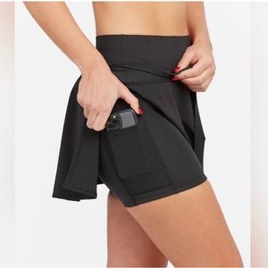 NEW Spanx Black Get Moving Skort Size 3X